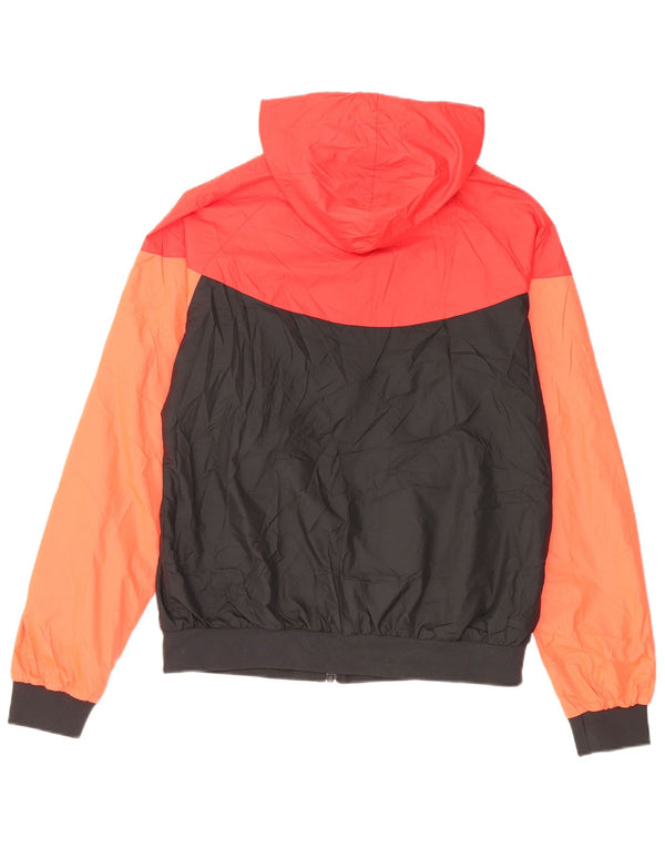 Jaqueta de chuva com capuz Nike Womens Wanderres FC UK 16 grande bloco colorido preto