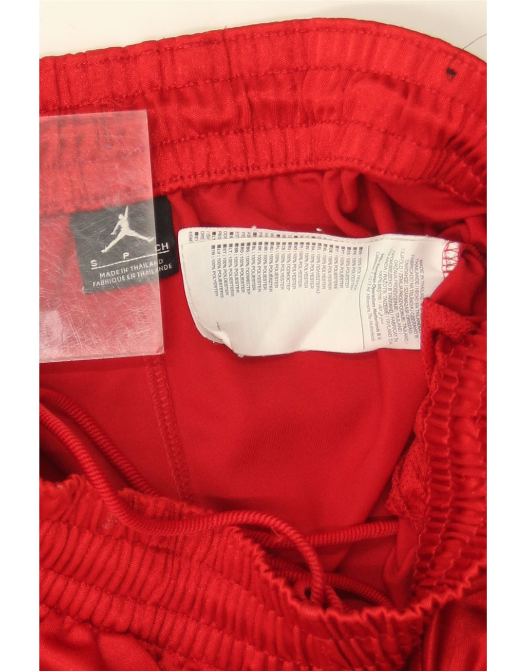 Jordan Mens Sport Shorts Pequeno Poliéster Colorblock Vermelho