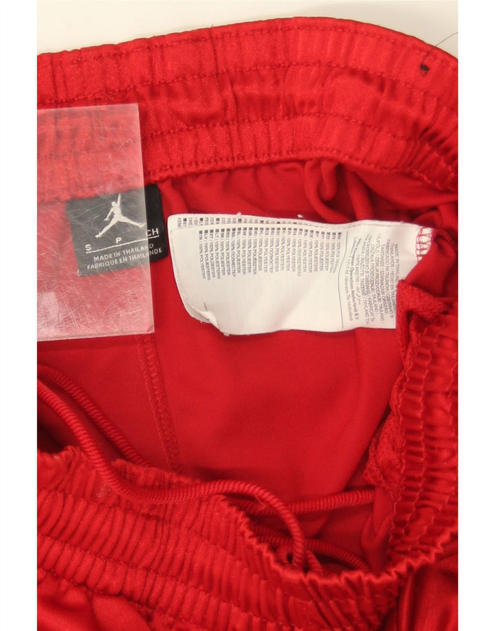 Jordan Mens Sport Shorts Pequeno Poliéster Colorblock Vermelho