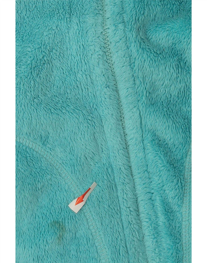 Jaqueta de lã feminina Jack Wolfskin Reino Unido 14 poliéster azul médio