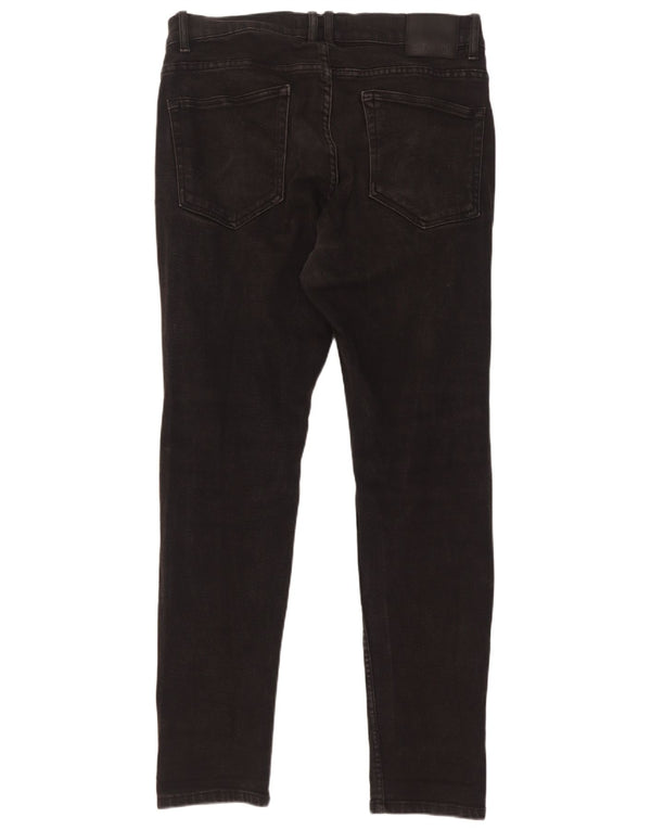 Zara Jeans Skinny Masculino EU 44 Grande W34 L32 Preto