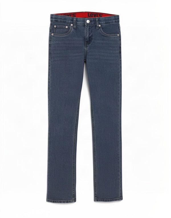 Levi's Meninos 511 Slim Jeans 13-14 Anos W27 L29 Azul Algodão