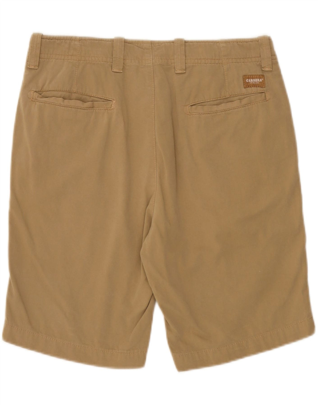 Carrera Mens Chino Shorts IT 48 Médio W33 Algodão Bege