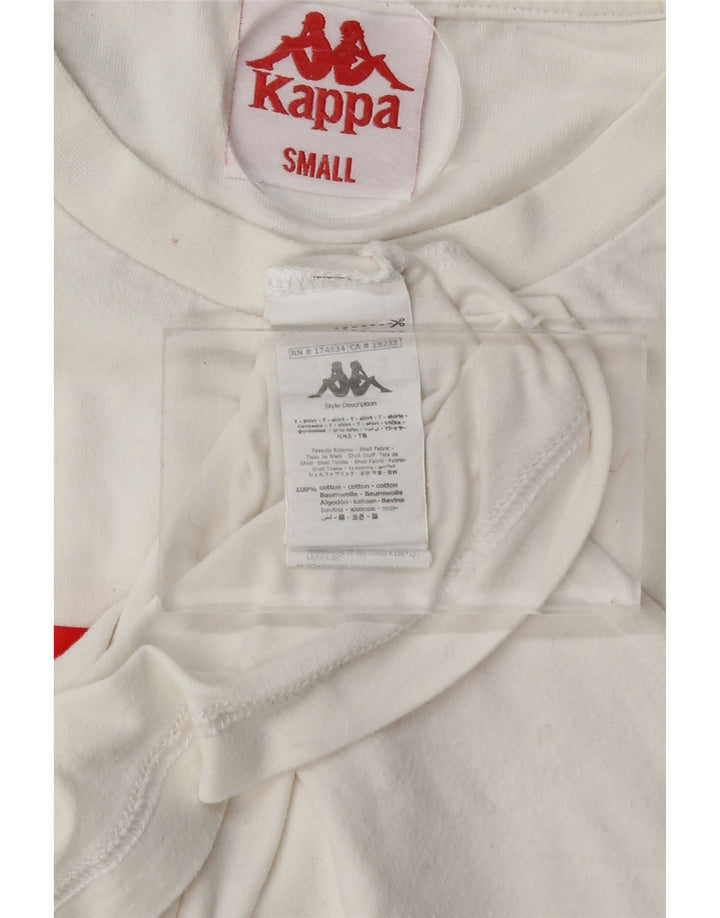 Camiseta masculina gráfica KAPPA Top pequeno algodão branco