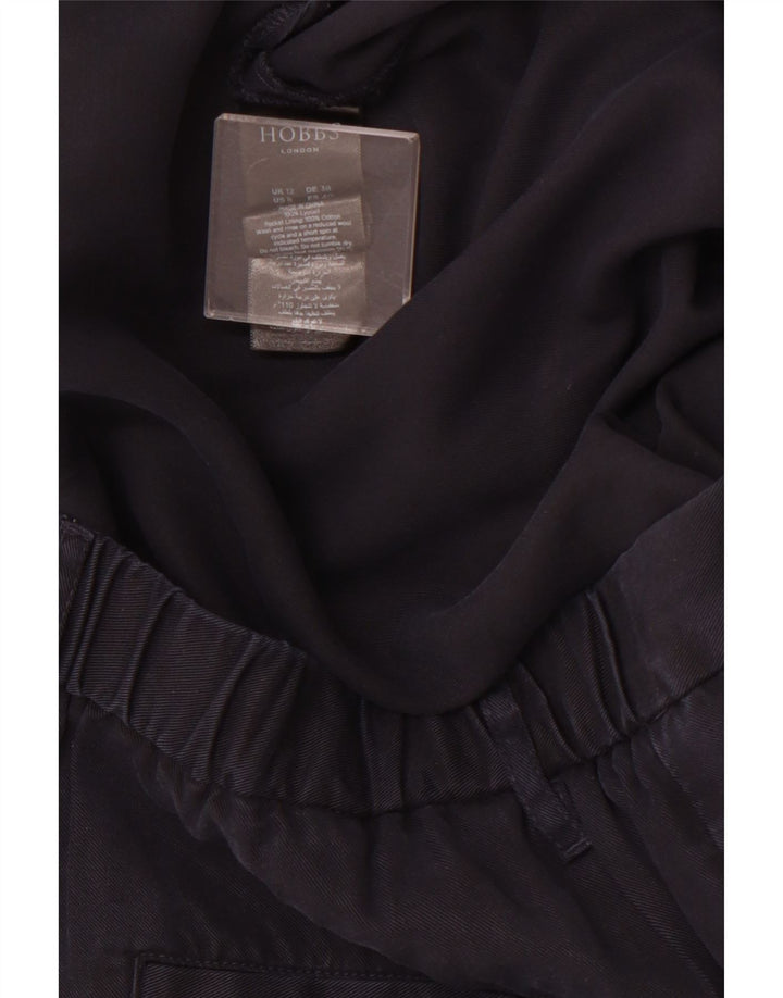 Calça chino feminina HOBBS reta Reino Unido 12 médio W30 L28 azul marinho