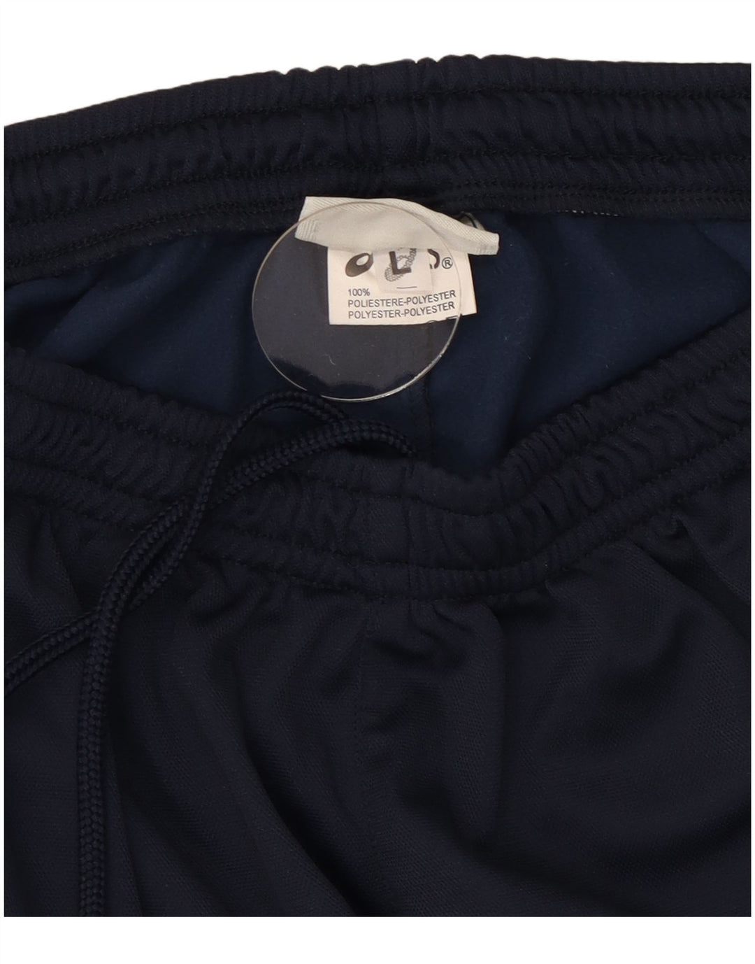 Calça de treino masculina Asics grande azul marinho Colourblock poliéster
