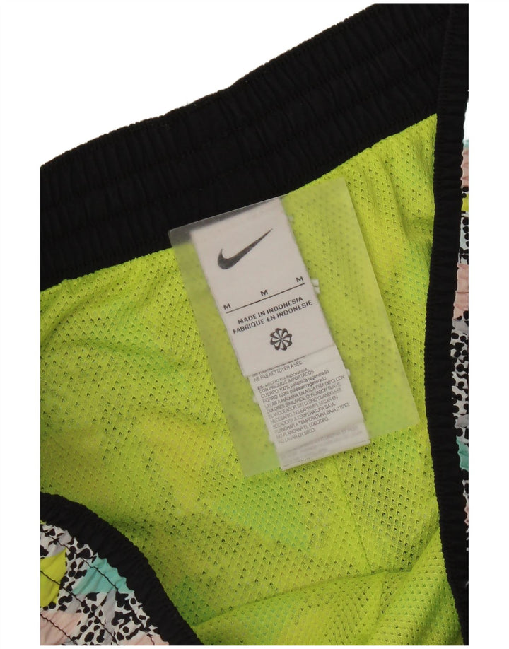 Nike Mens Sport Shorts Médio Poliéster Geométrico Multicolorido