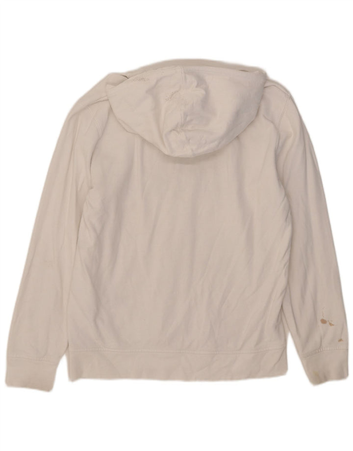 Suéter com capuz gráfico masculino Levi's médio algodão branco