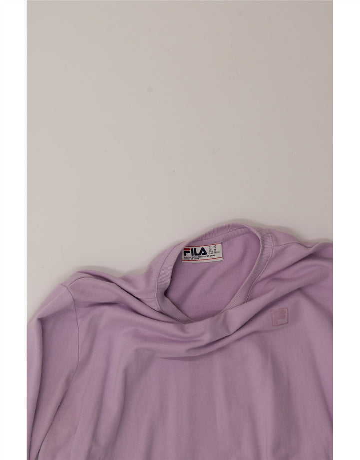 FILA Womens Sweatshirt Jumper UK 18 XL Pink Cotton Vintage Fila and Second-Hand Fila from Messina Hembry 