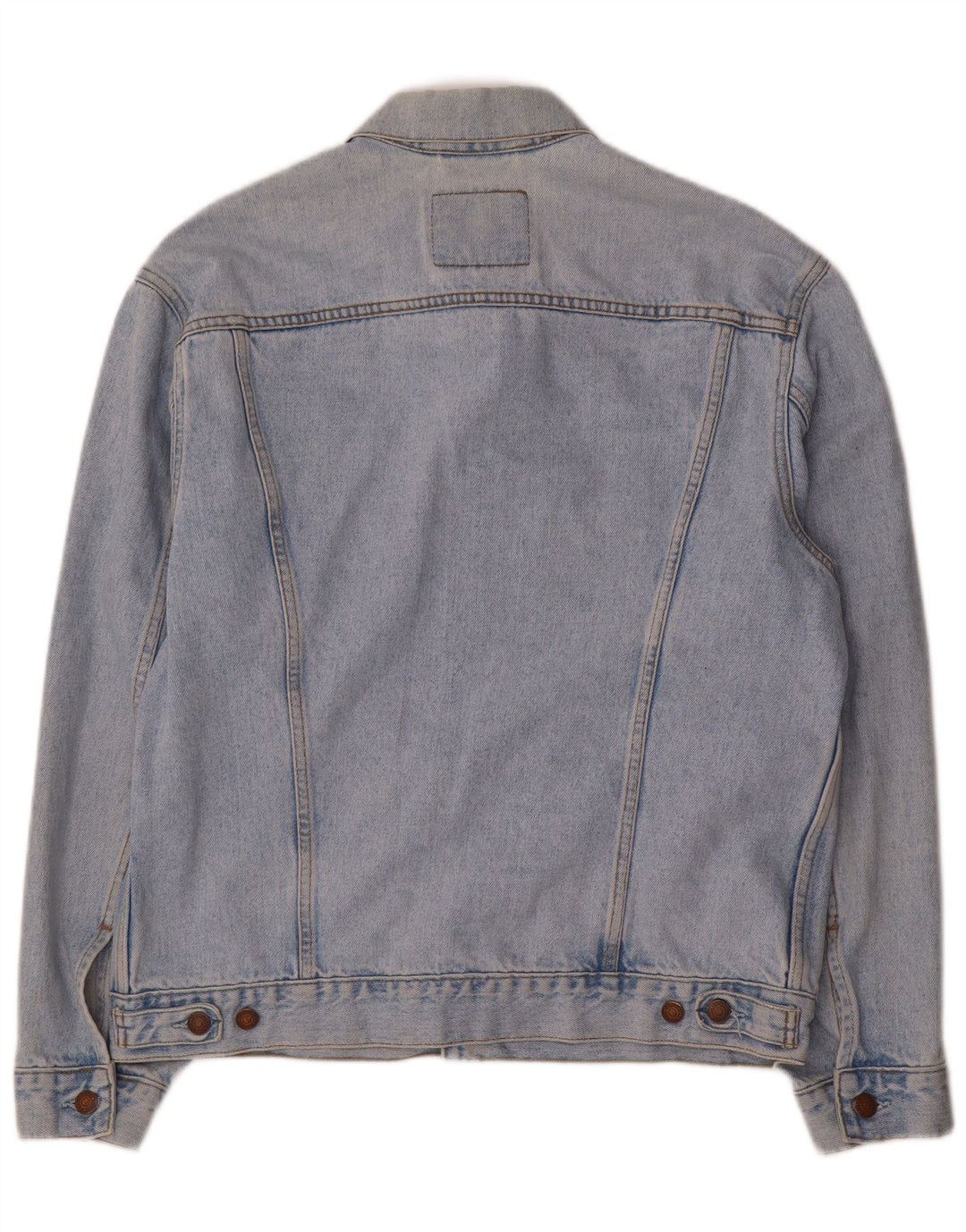 Jaqueta jeans masculina Levi's UK 40 grande algodão azul