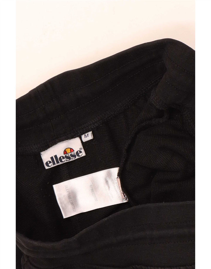 Calça de treino masculina Ellesse Joggers médio algodão preto