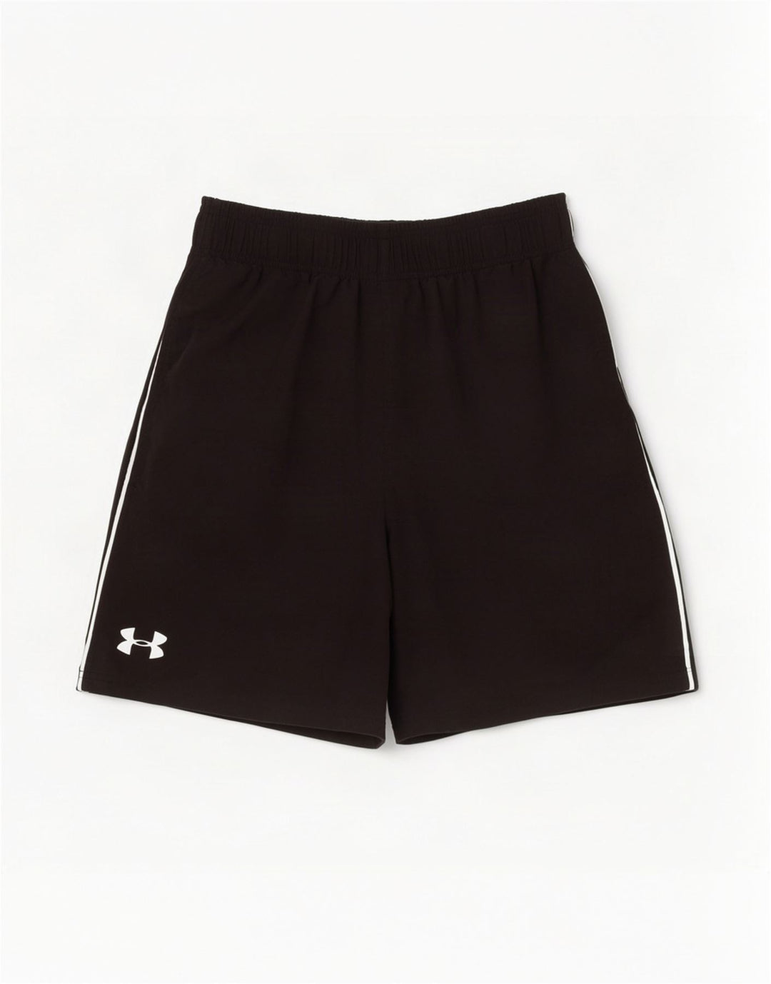 Shorts esportivos gráficos masculinos Under Armour médio preto