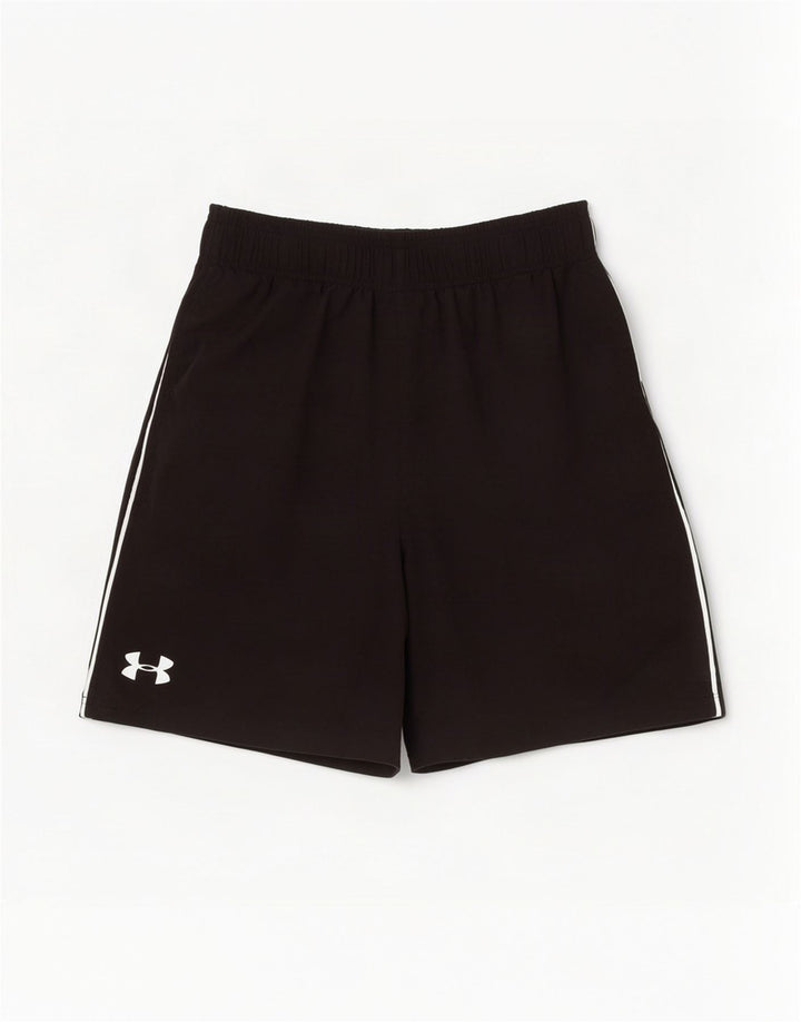 Shorts esportivos gráficos masculinos Under Armour médio preto