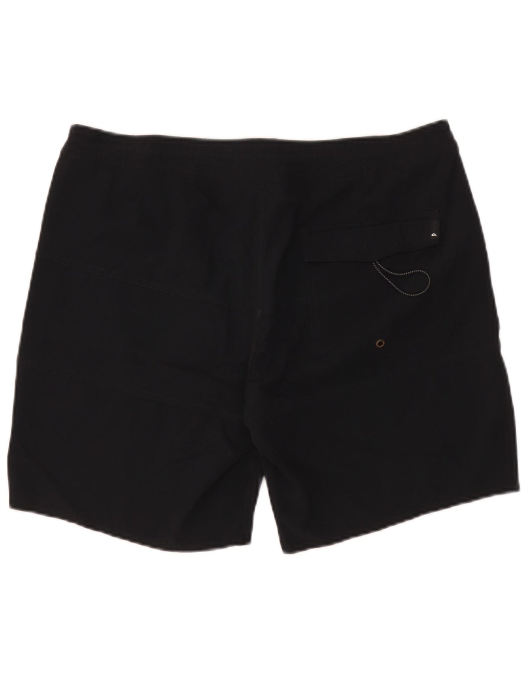 Quiksilver Calção de banho masculino grande poliéster preto