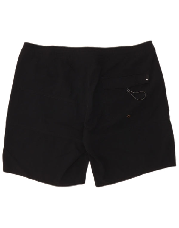 Quiksilver Calção de banho masculino grande poliéster preto
