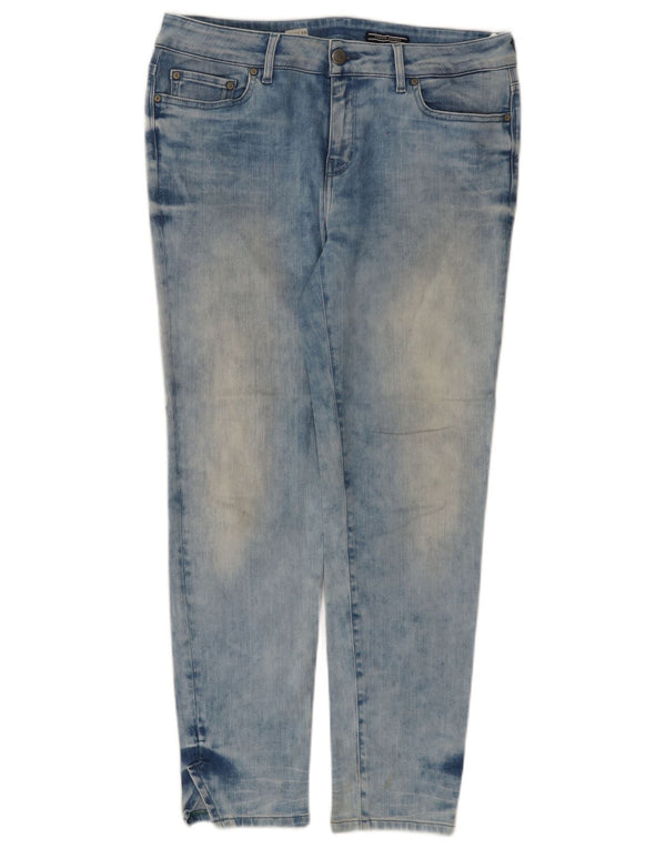 Tommy Hilfiger Feminino Venice RW Skinny Jeans W30 L27 Azul Algodão