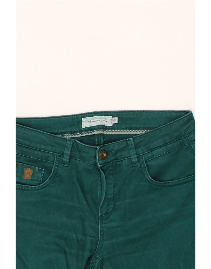 MASSIMO DUTTI Womens Slim Jeans EU 36 XS W30 L30 Green Cotton Vintage Massimo Dutti and Second-Hand Massimo Dutti from Messina Hembry 