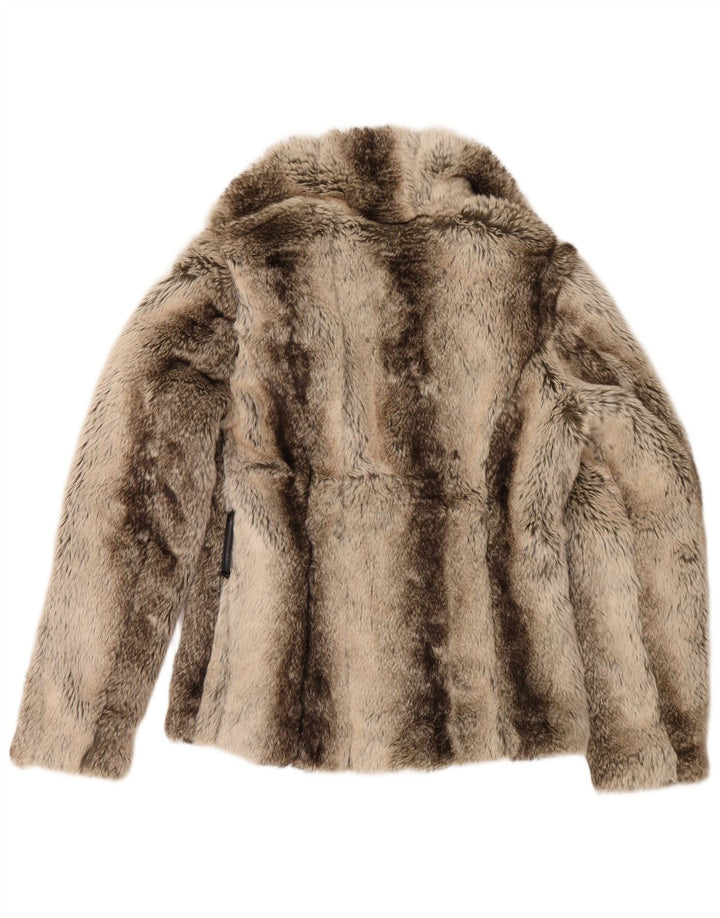 Jaqueta feminina STAR BY JULIEN MACDONALD Reino Unido 8 pequena estampa animal bege