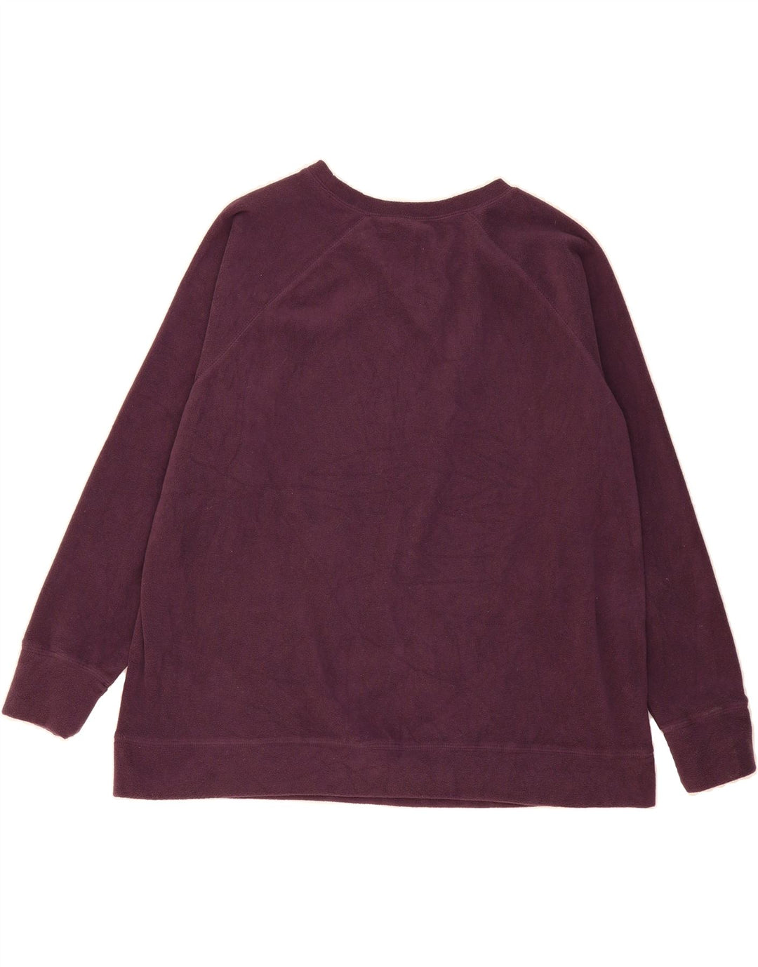 EDDIE BAUER Womens Fleece Jumper UK 20 2XL Purple Vintage Eddie Bauer and Second-Hand Eddie Bauer from Messina Hembry 