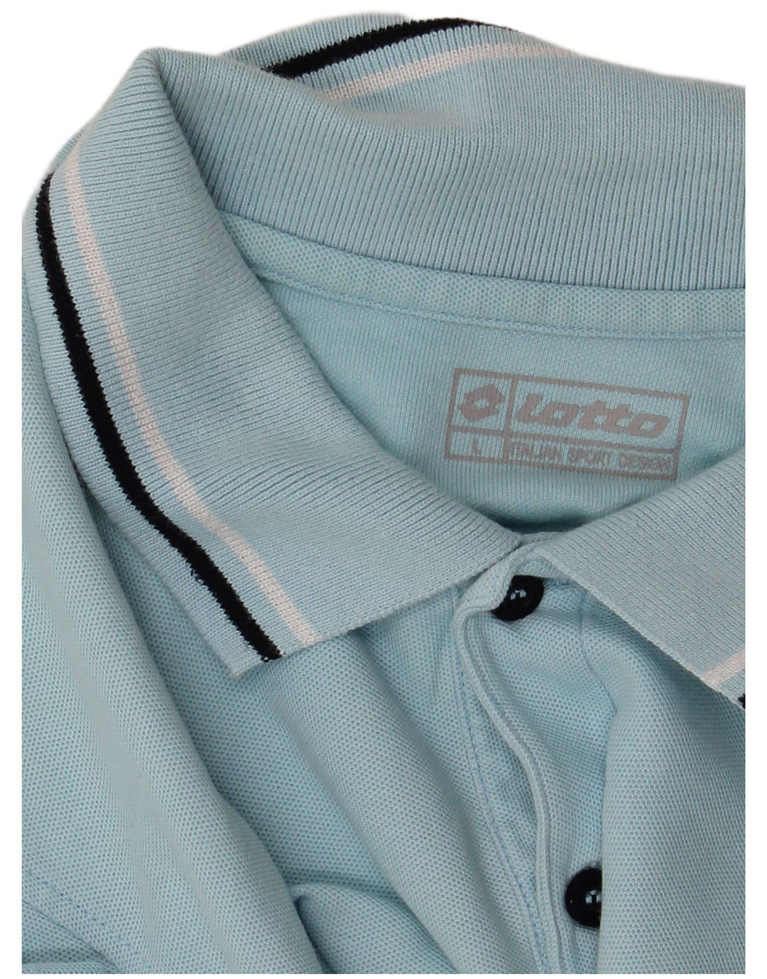 Camisa polo masculina Lotto grande azul