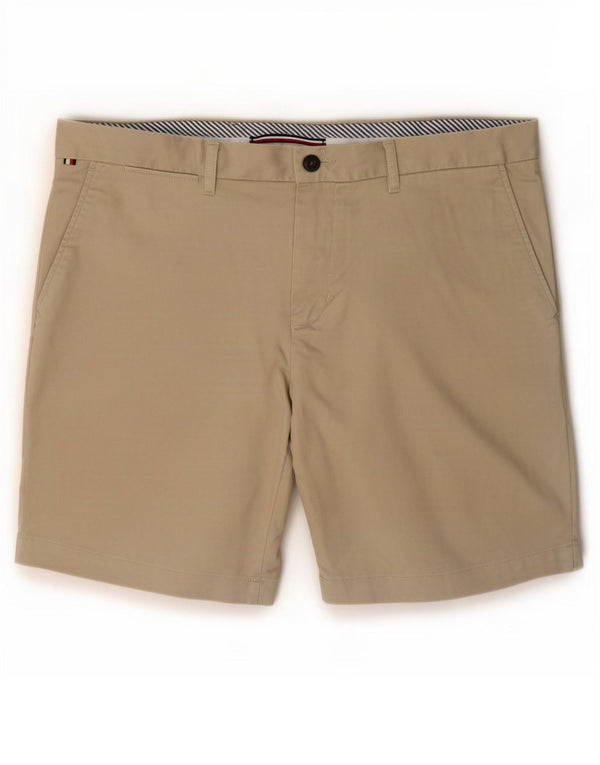 Tommy Hilfiger Mens Chino Shorts W36 Grande Algodão Bege