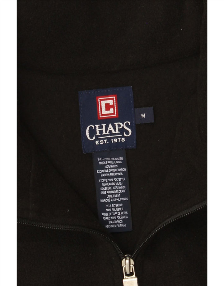 Jaqueta masculina de lã Chaps UK 38 poliéster preto médio