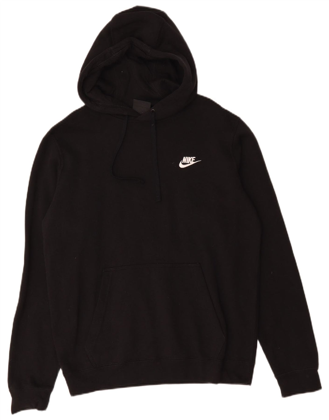 Nike Mens Hoodie Jumper Médio Algodão Preto