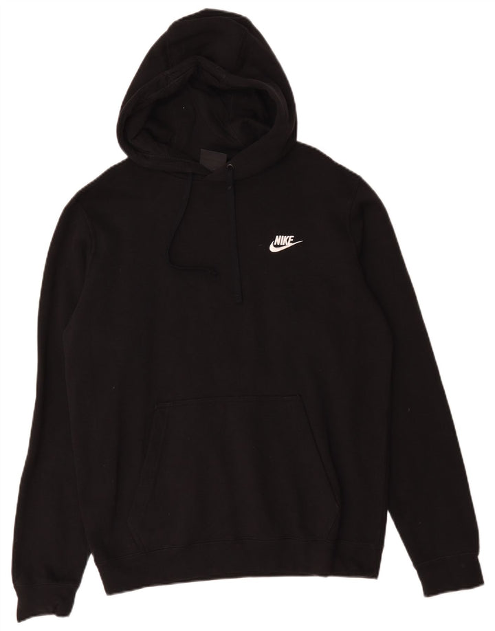 Nike Mens Hoodie Jumper Médio Algodão Preto