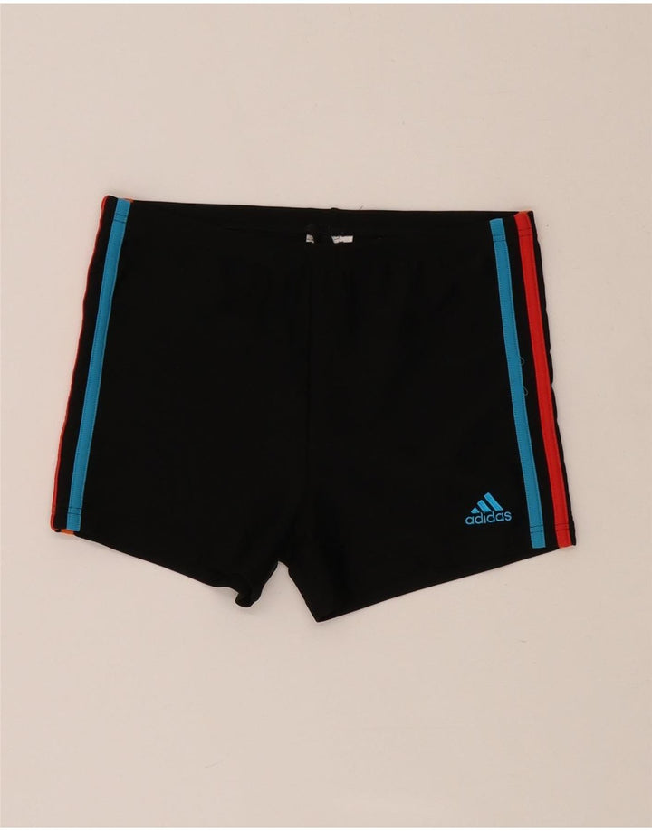 Shorts de natação masculino ADIDAS médio preto nylon