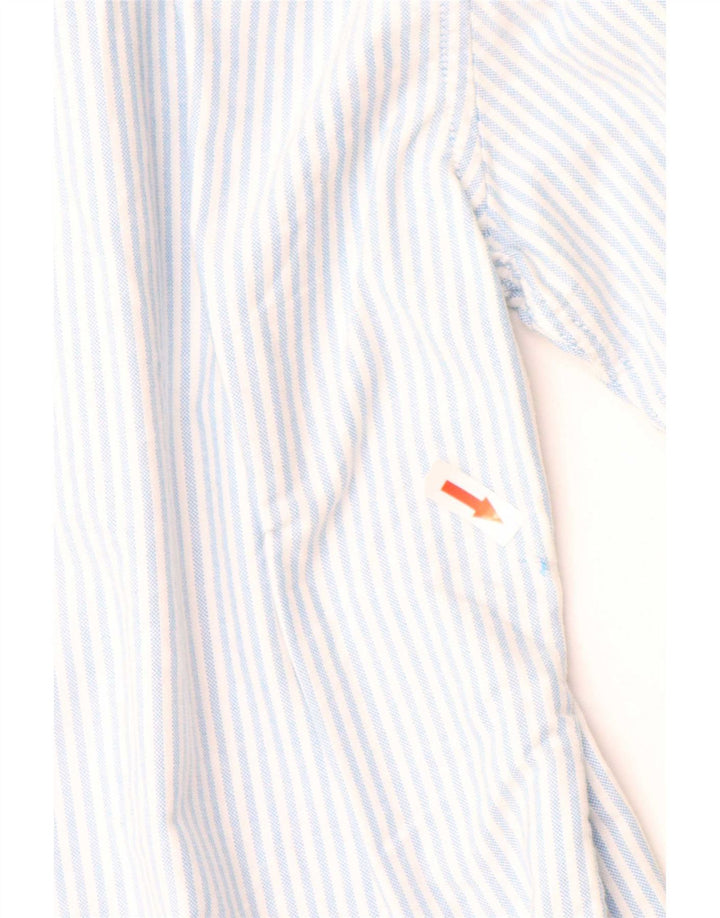 Camisa masculina Jack Wills pequena listrada azul de algodão