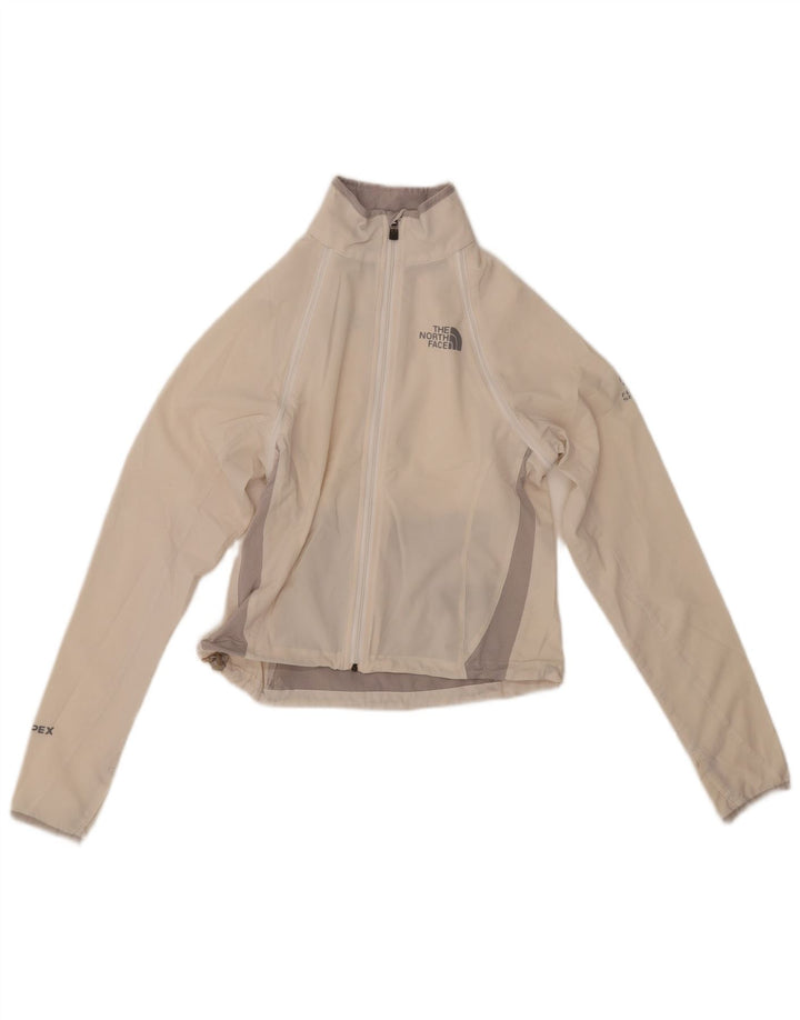 Jaqueta feminina THE NORTH FACE Crop Tracksuit UK 6 XS branco colorblock