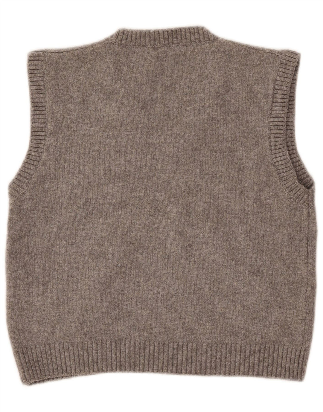 Zara Womens Crop Vest Tank Top UK 14 Grande Cinza Poliéster
