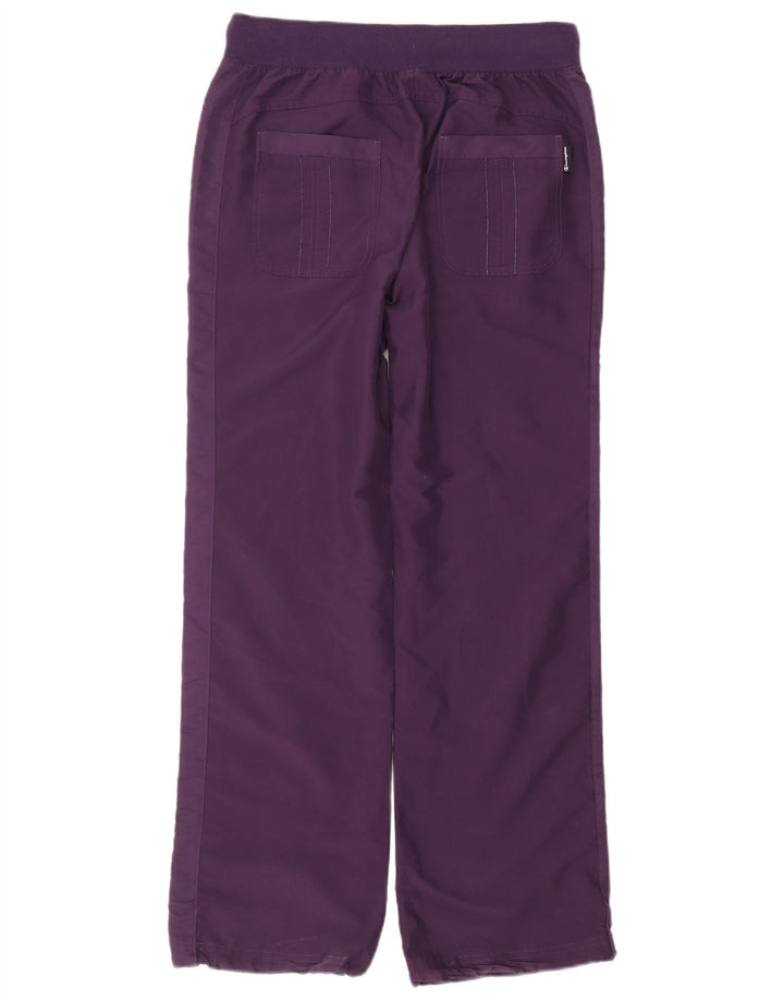 Calça de treino feminina Champion UK 16 grande poliéster roxo