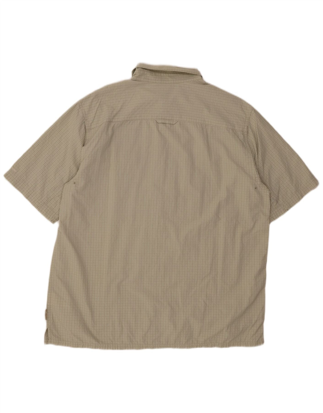 Camisa masculina de manga curta COLUMBIA Titanium XL verde xadrez nylon