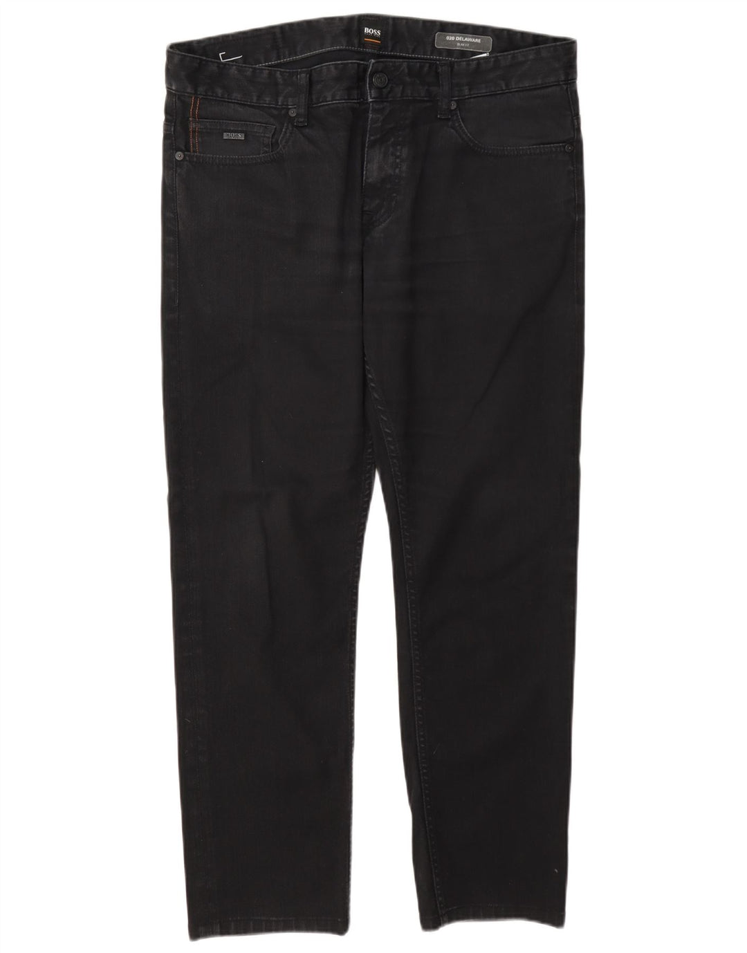 Hugo Boss Masculino Delaware Slim Jeans W34 L29 Algodão Cinza