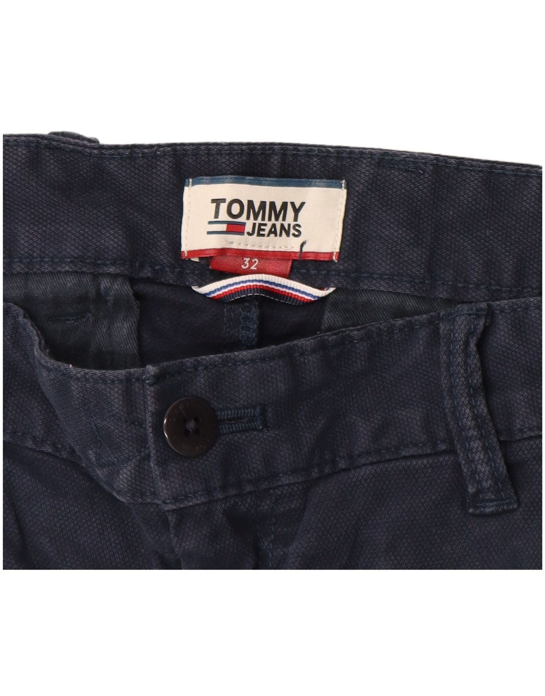 Shorts Chino Masculino TOMMY HILFIGER W32 Médio Algodão Azul Marinho