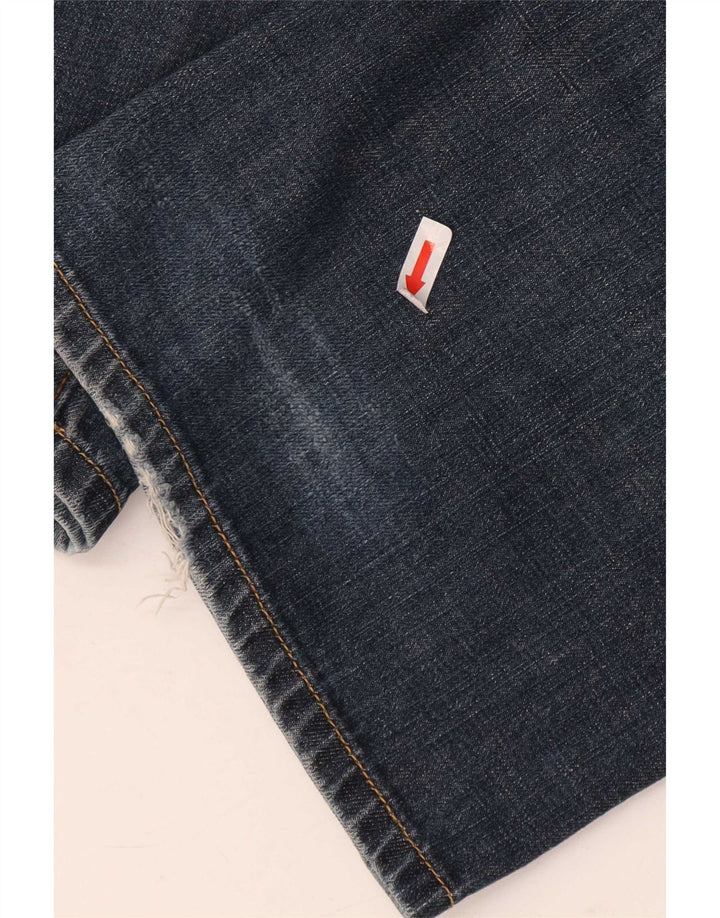 Jeans Mustang masculino de perna larga W33 L32 algodão azul marinho