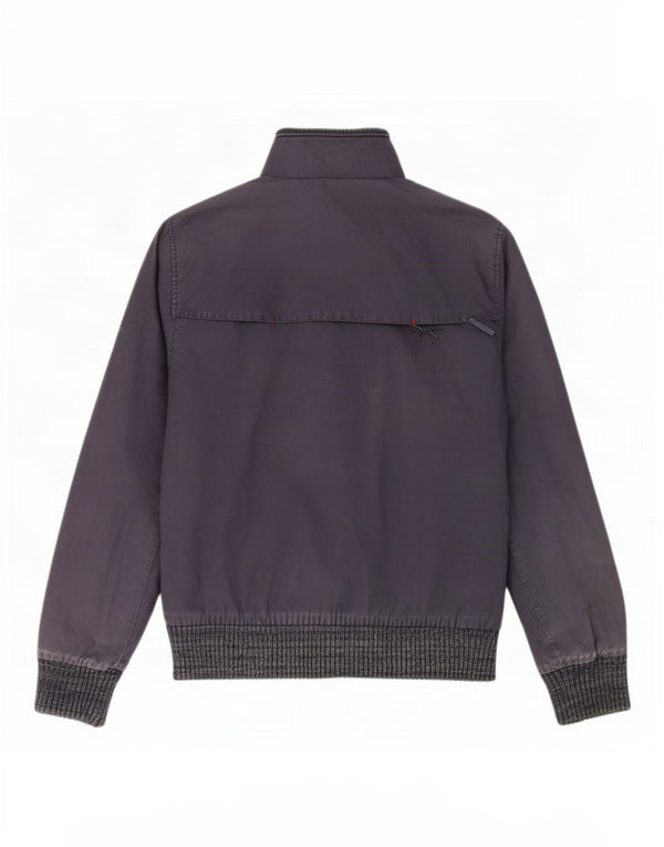 Jaqueta Bomber Sherpa Feminina Superdry Reino Unido 18 XL Azul Marinho Algodão