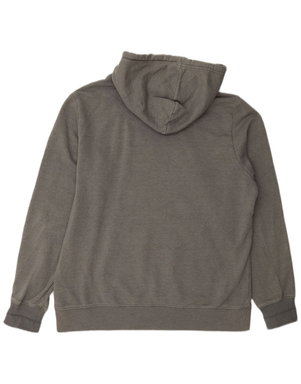 Jumper com capuz masculino The North Face XL cinza algodão