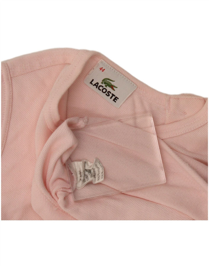 Colete feminino Lacoste tamanho superior 44 algodão rosa grande