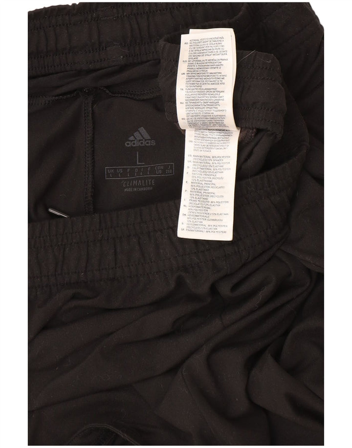 Adidas Mens Climalite Sport Shorts Grande Poliéster Preto