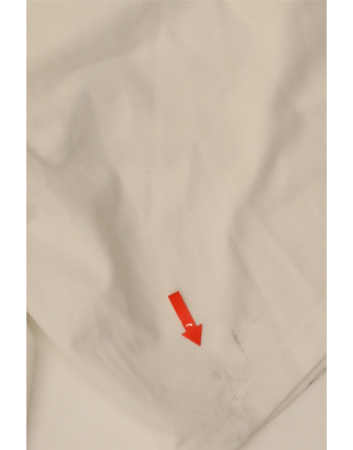 Adidas Mens Climalite Sport Shorts Pequeno Poliéster Branco