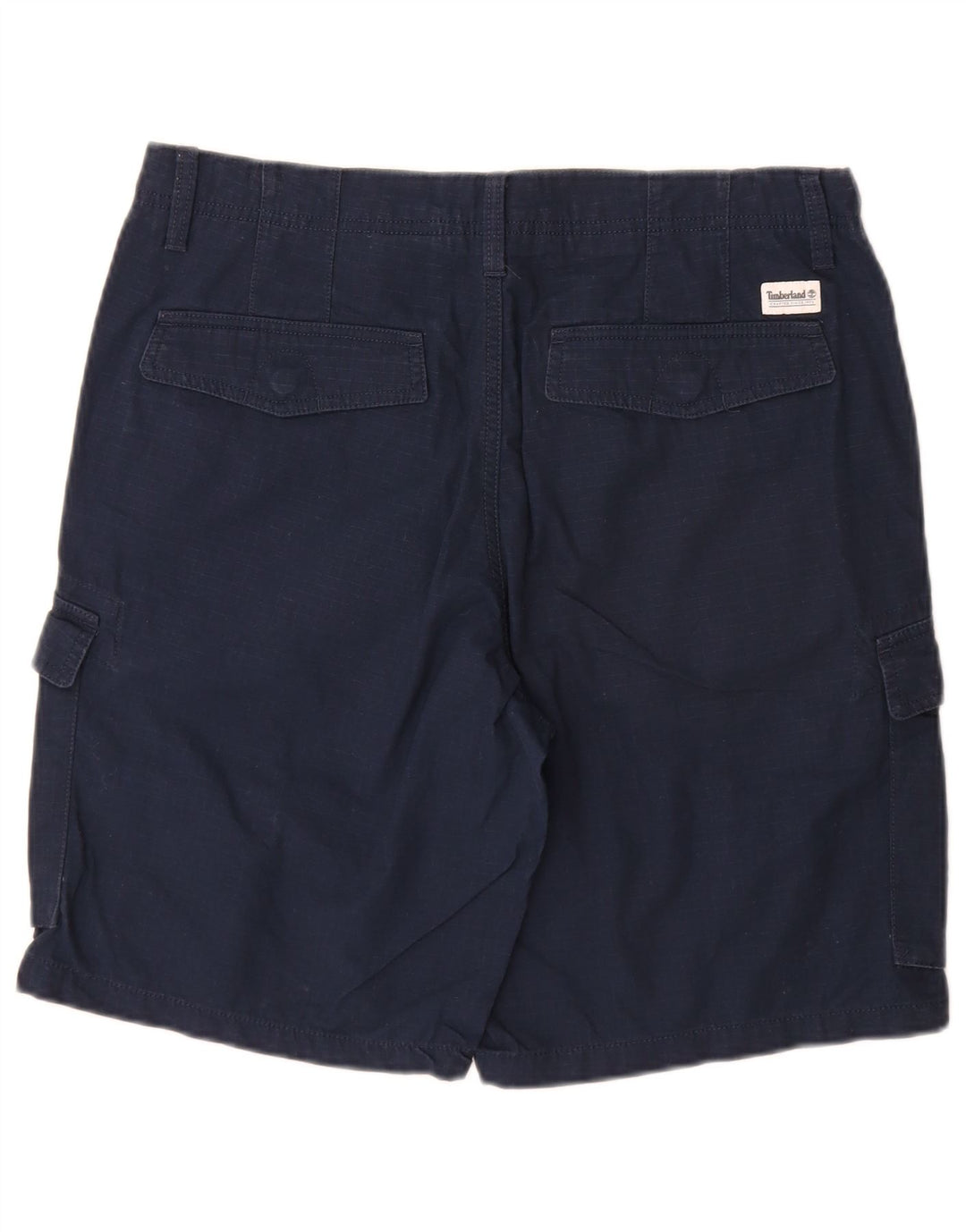 Timberland Mens Cargo Shorts W32 Médio Algodão Azul Marinho