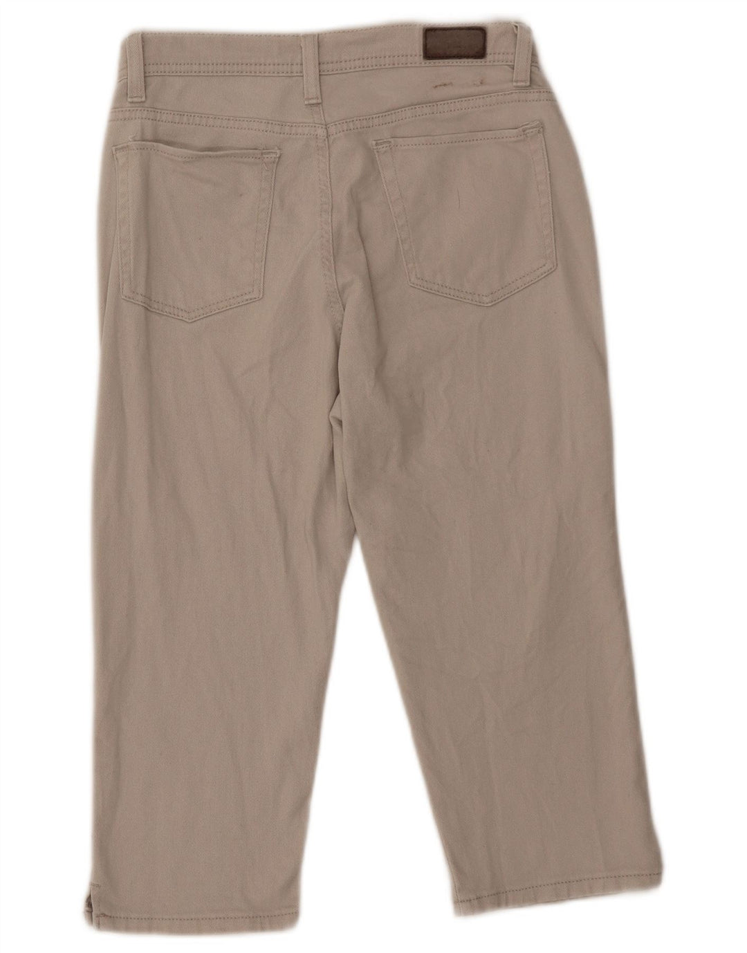 Lee Womens Petite Capri Jeans EUA 4 Pequeno W27 L18 Bege