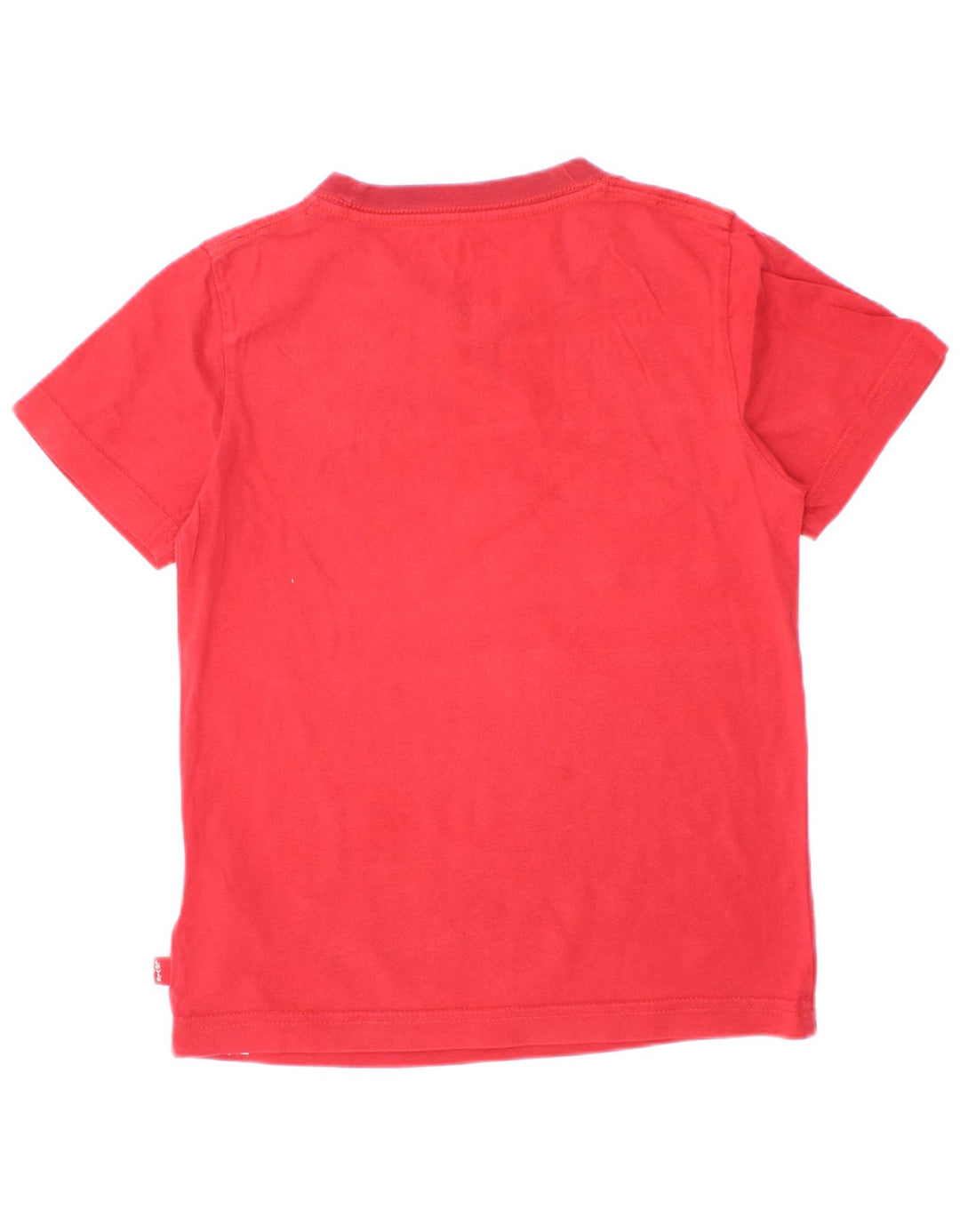 Camiseta Levi's Boys Graphic 5-6 Anos Algodão Vermelho