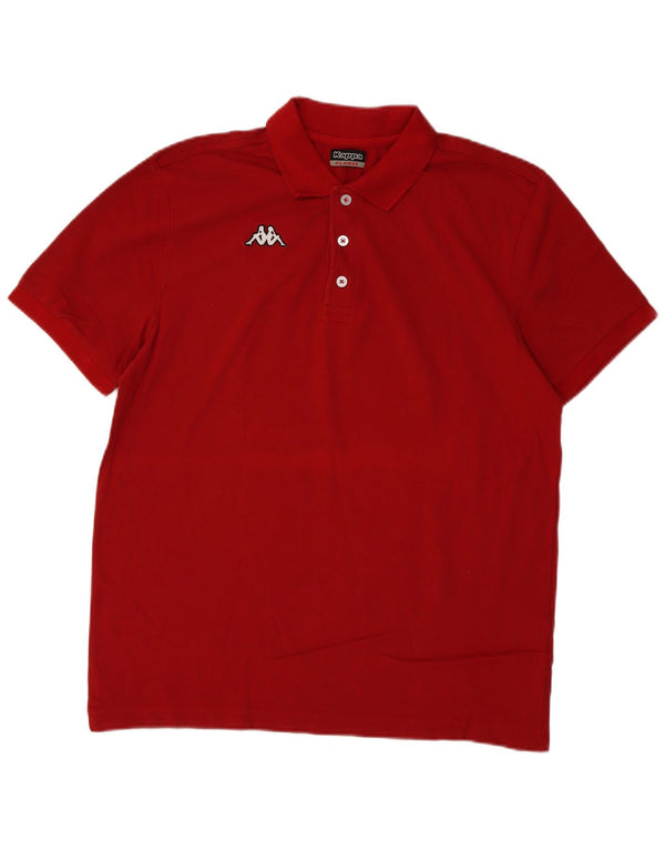 Camisa polo masculina Kappa XL algodão vermelho
