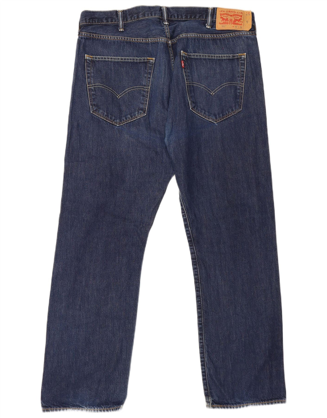 Jeans Levi's 501 Straight Masculino W40 L32 Azul Marinho
