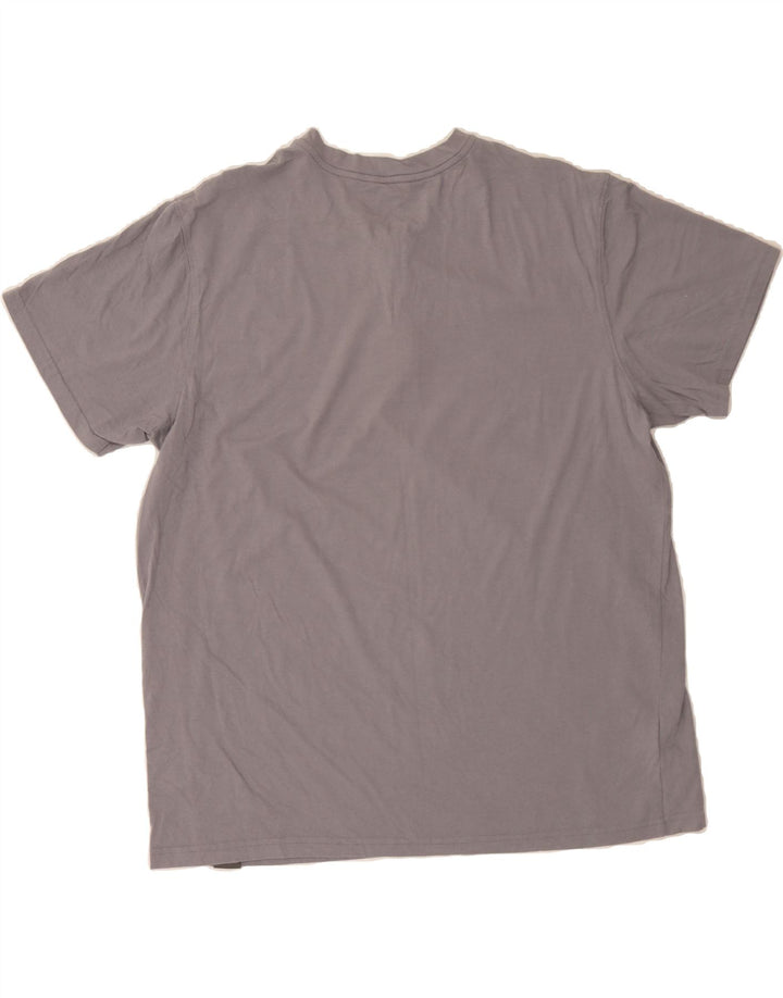 EDDIE BAUER Mens T-Shirt Top XL Grey Cotton Vintage Eddie Bauer and Second-Hand Eddie Bauer from Messina Hembry 