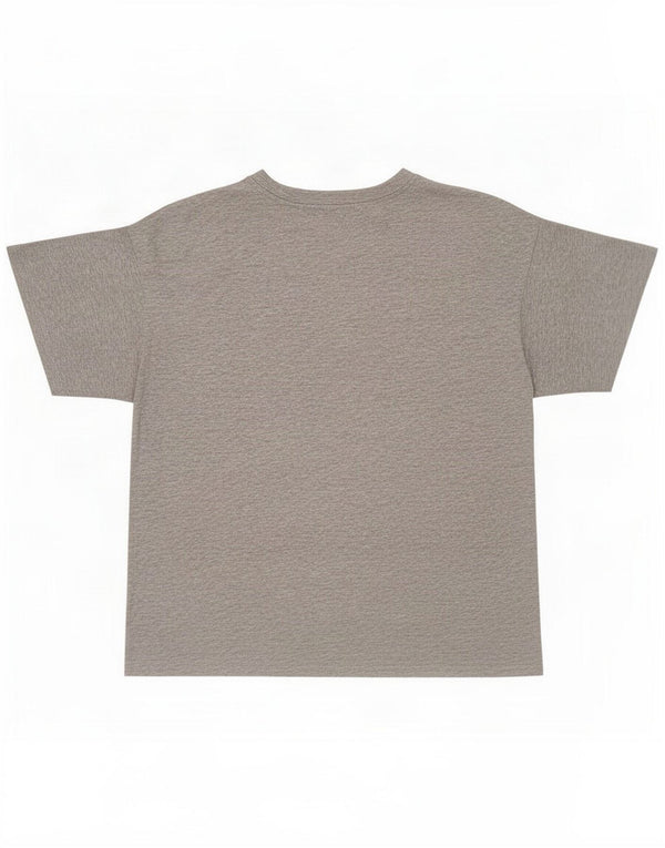Max & Co. Camiseta feminina gráfica Top UK 12 Floral cinza médio