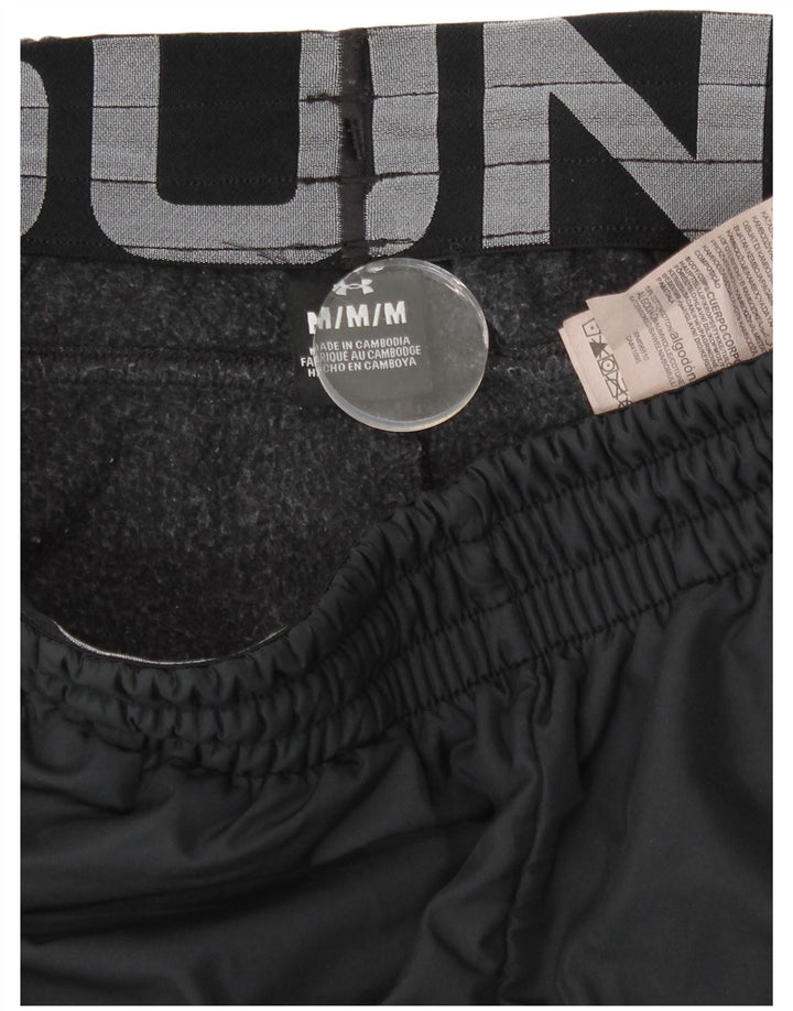 Calça de treino masculina Under Armour Joggers cinza médio algodão colorblock